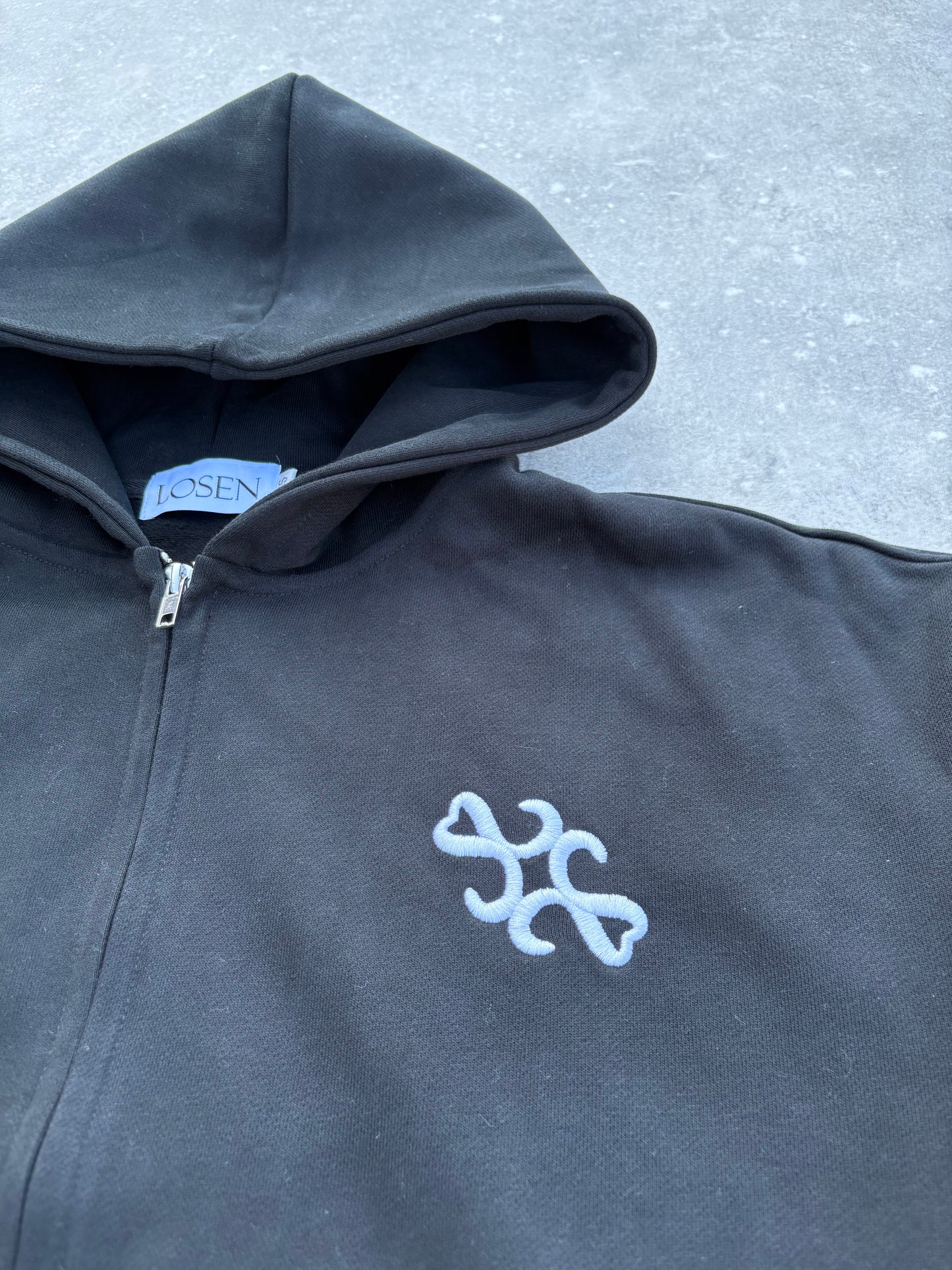 ZIP NOIR LOSEN "NIS"